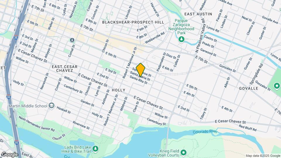 2316 Santa Rita St Map and Location Details