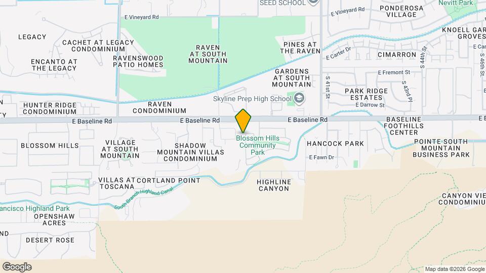 7716 S 37th Way Mapa y Detalles de la Ubicación