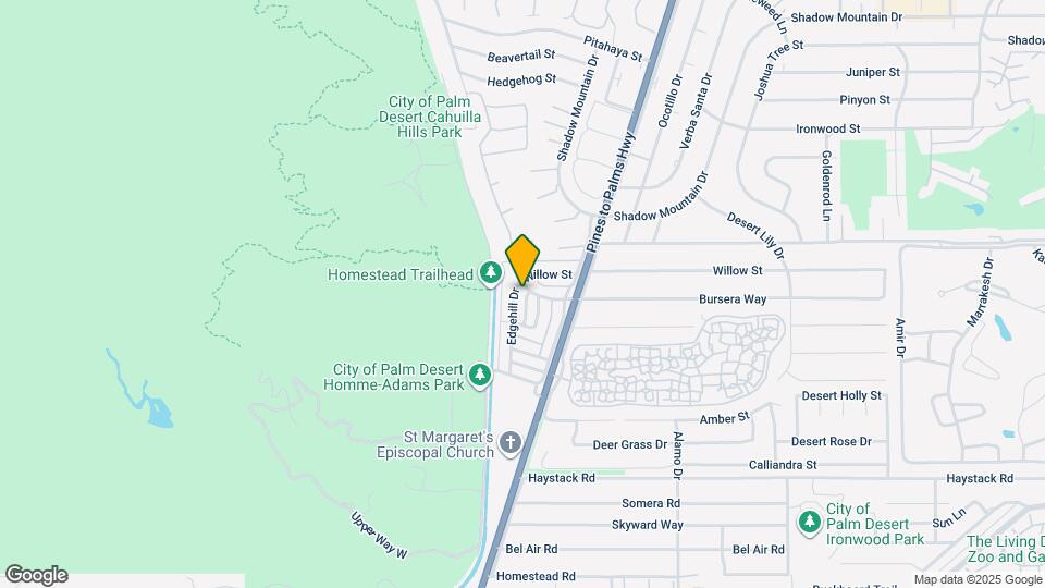 72629 Edgehill Dr Mapa y Detalles de la Ubicación