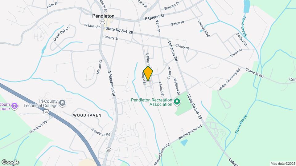 334 W Blue Ridge St Mapa y Detalles de la Ubicación