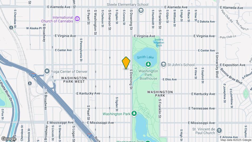 740 S Corona St Map and Location Details