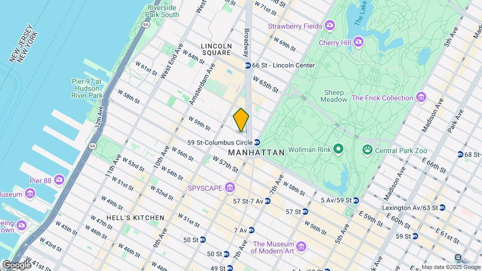 30 W 60th St Map and Location Details