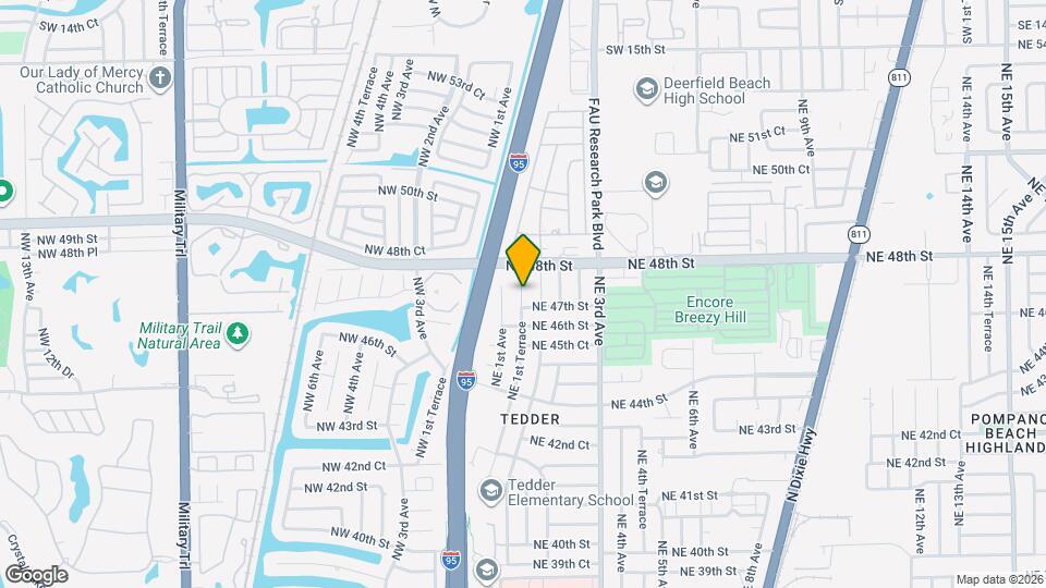 4710 NE 1st Ter Map and Location Details