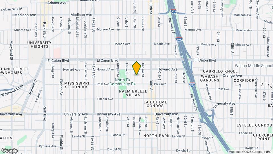 4149 Utah St Map and Location Details
