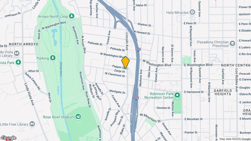1251 Lincoln Ave Mapa y Detalles de la Ubicación