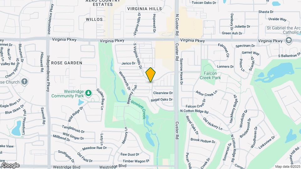 9201 Hunter Chase Dr Map and Location Details