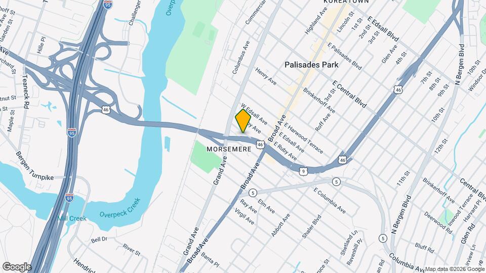 50 W Columbia Ave Map and Location Details