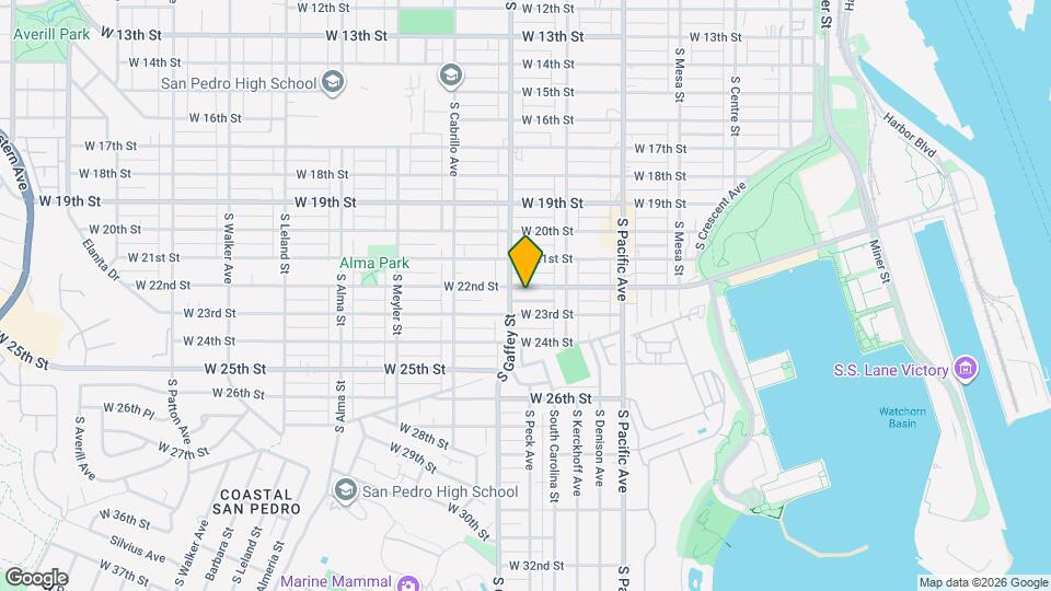 673 W 22nd St Map and Location Details