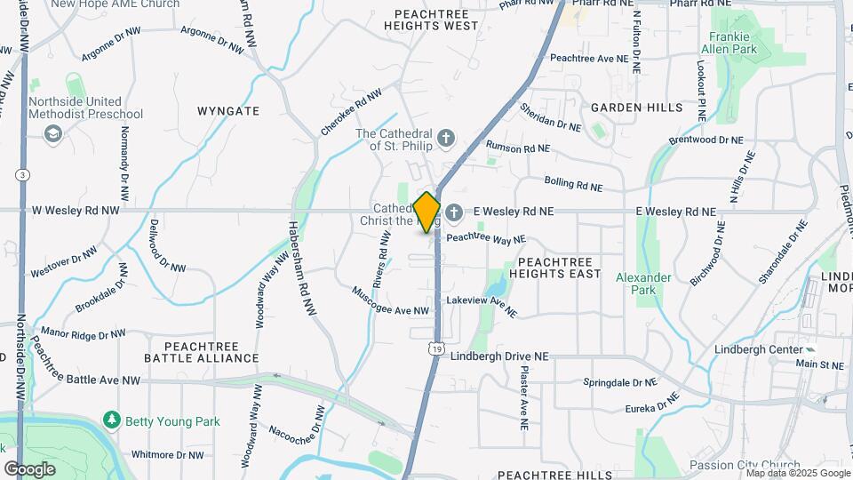 2660 Peachtree Rd NW Mapa y Detalles de la Ubicación