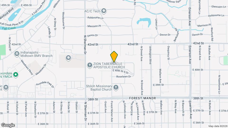 4029 Forest Manor Ave Map and Location Details