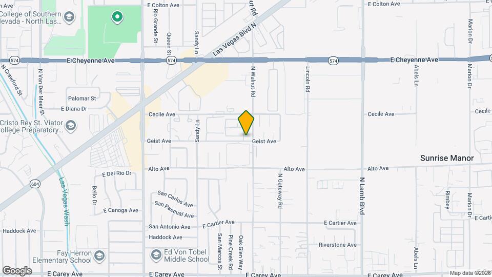 3873 Soda Springs Dr Map and Location Details