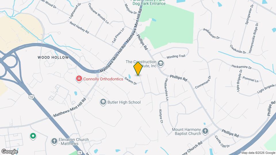 2717 Bathgate Ln Map and Location Details