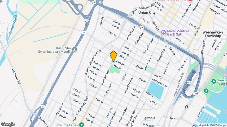 730 21st St Map and Location Details