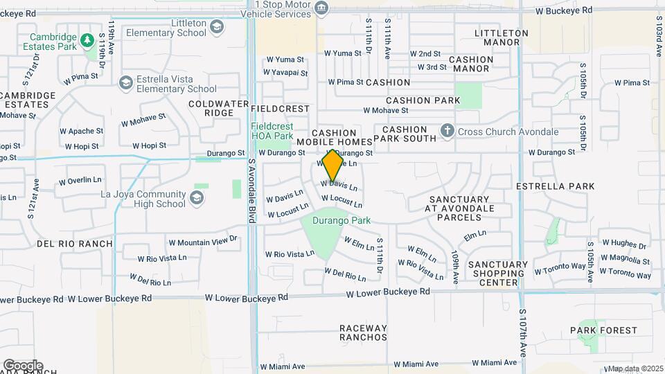 11237 W Davis Ln Map and Location Details