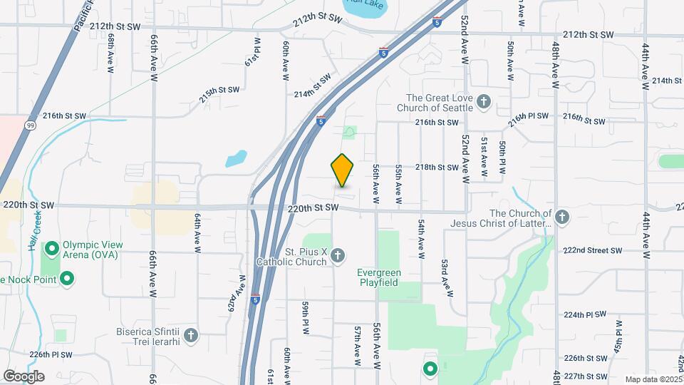 21909 58th Ave W Map and Location Details
