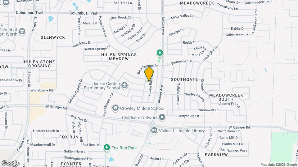 8416 Prairie Rose Ln Map and Location Details