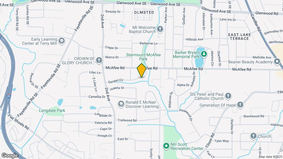 2107 Garden Cir Map and Location Details