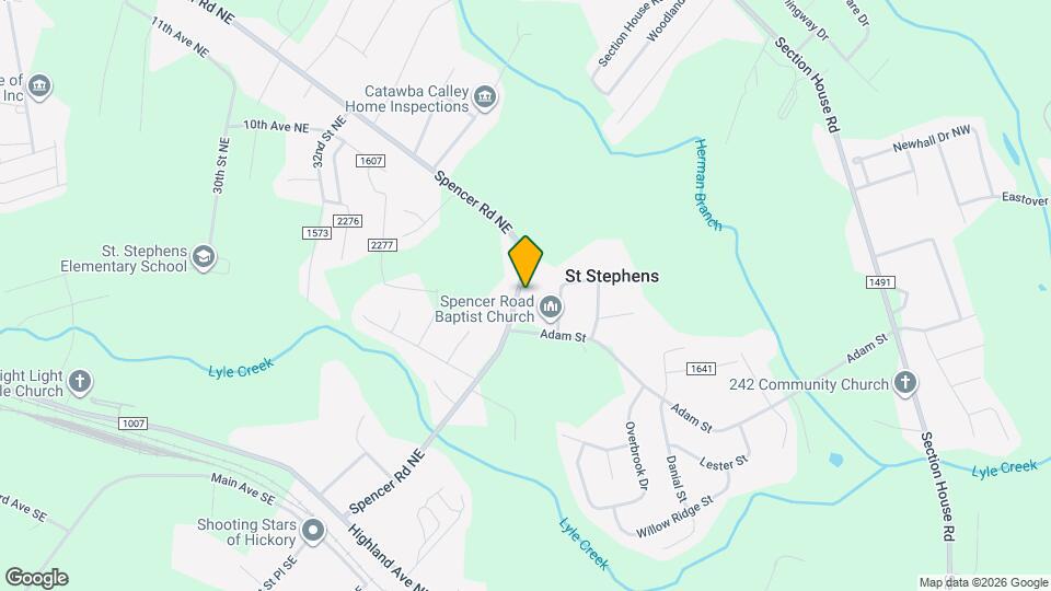 802 Spencer Rd Map and Location Details