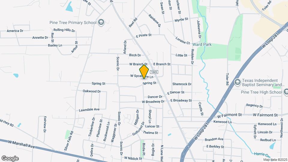 217 Spring St Map and Location Details