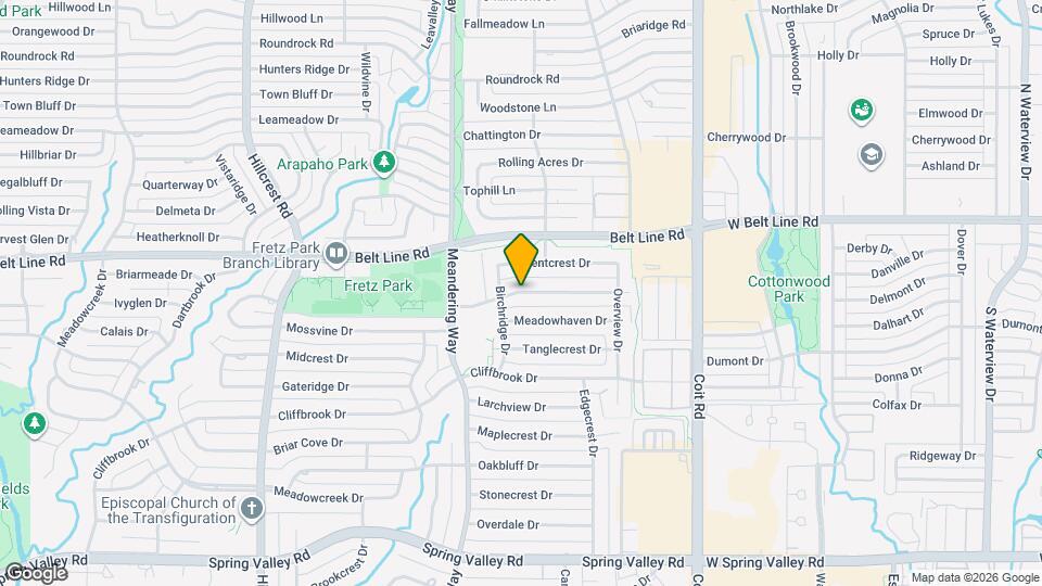 7618 Village Trail Dr Mapa y Detalles de la Ubicación