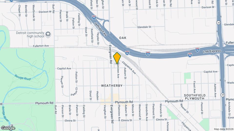 12217 Plainview Ave Map and Location Details