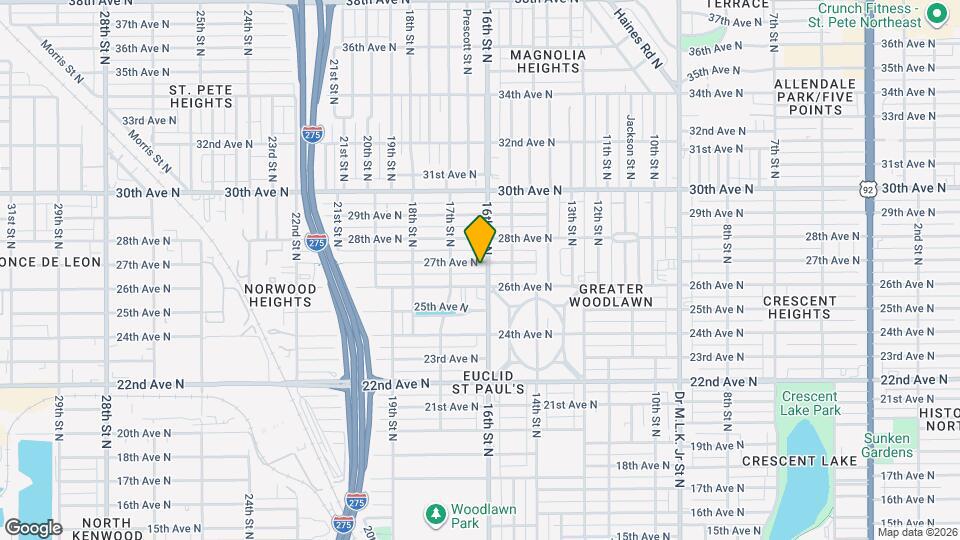 1610 27th Ave N Map and Location Details