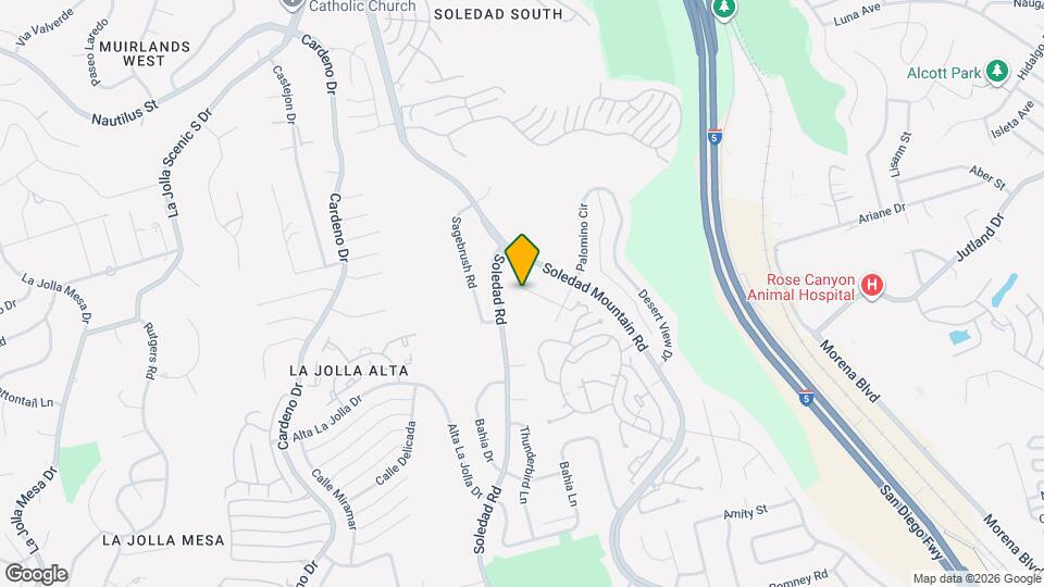 5870 Cactus Way Map and Location Details