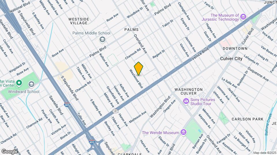 3724 Westwood Blvd Map and Location Details