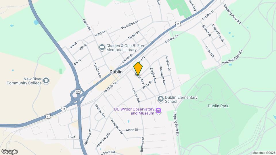 136 Darst Ave Map and Location Details