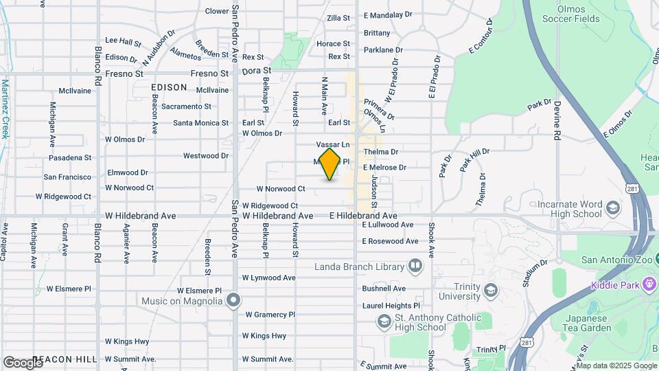 117 E Norwood Ct, Unit #1 Map and Location Details
