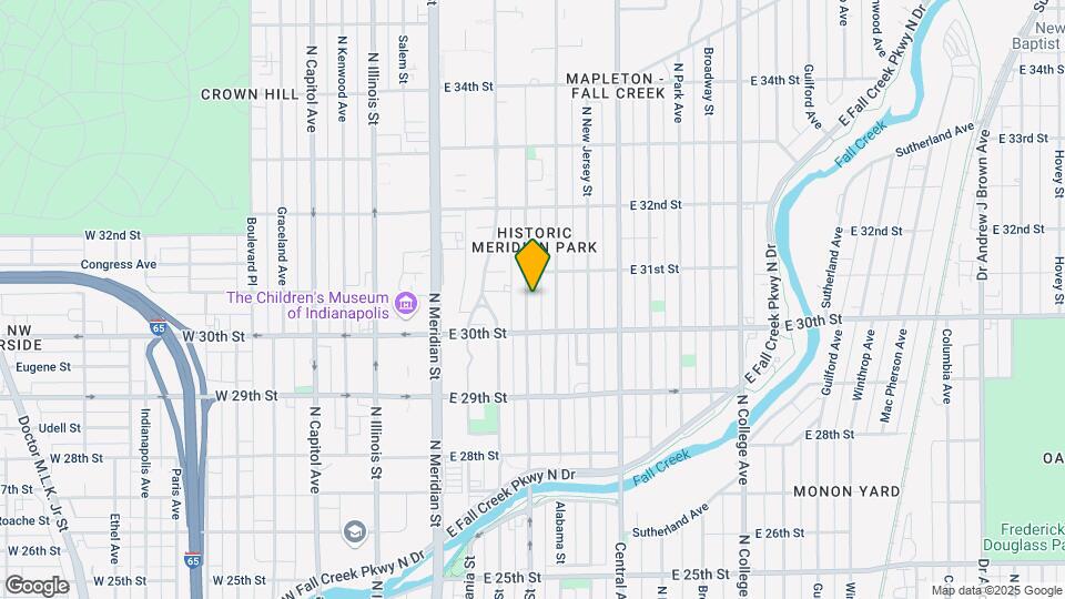 3041 N Delaware St Map and Location Details
