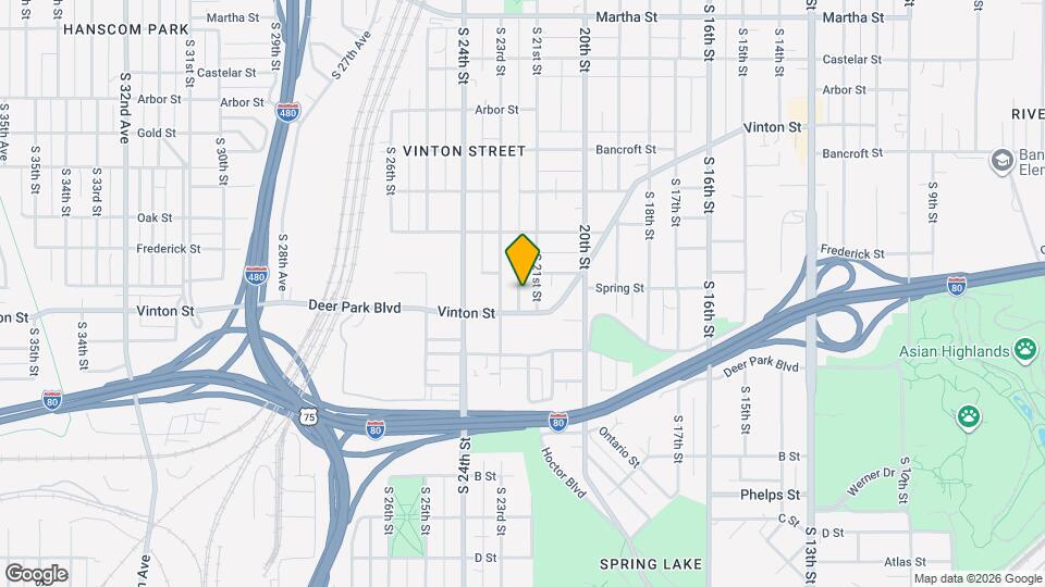 3119 S 22nd St Map and Location Details