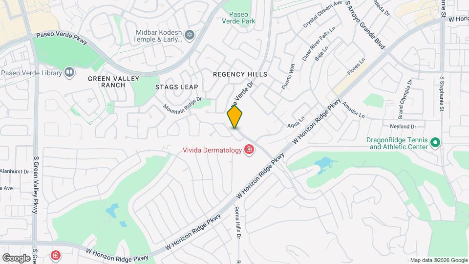 332 Glistening Cloud Dr Map and Location Details