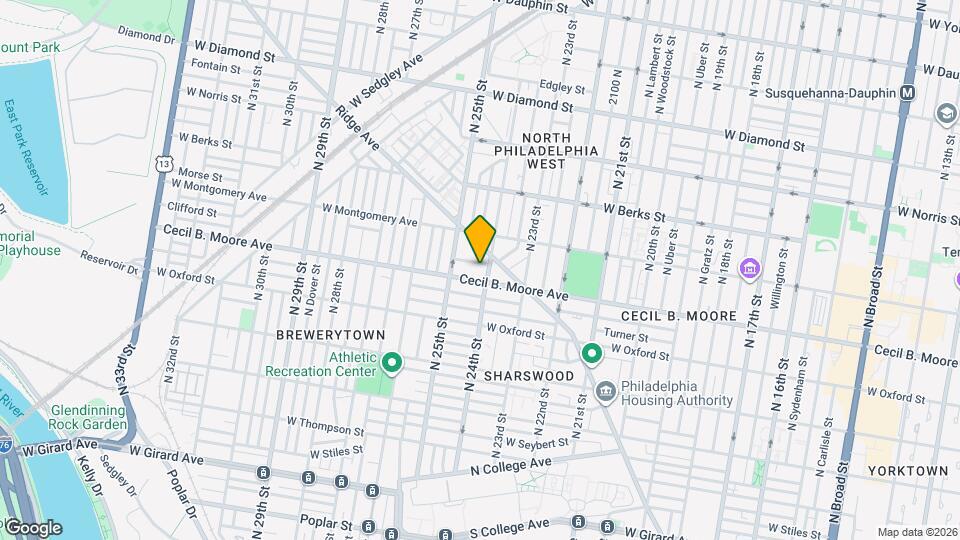 2410 Clifford St Map and Location Details