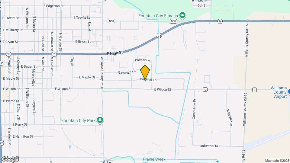 1328 Colonial Ln Mapa y Detalles de la Ubicación