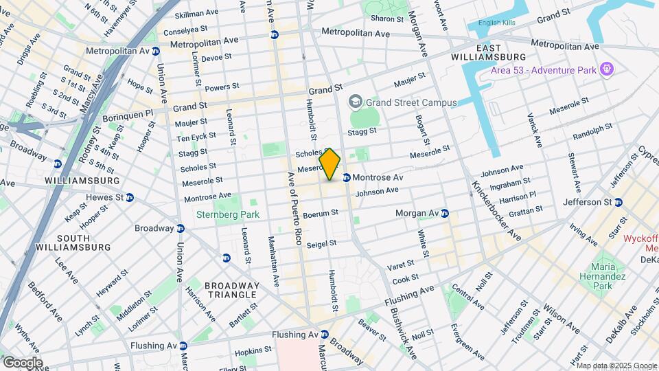 206 Montrose Ave Mapa y Detalles de la Ubicación