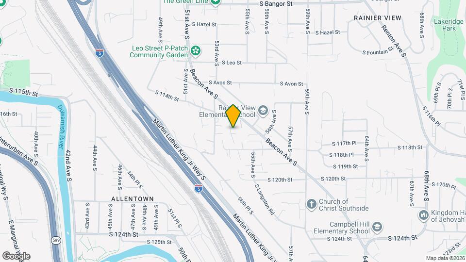 11624 54th Ave S Map and Location Details