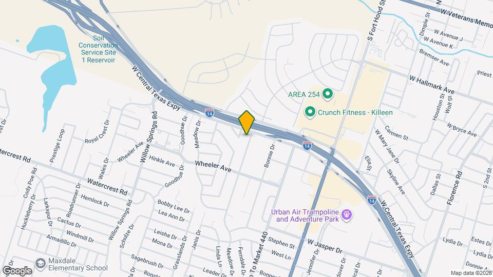 1105 Alta Vista Dr Map and Location Details