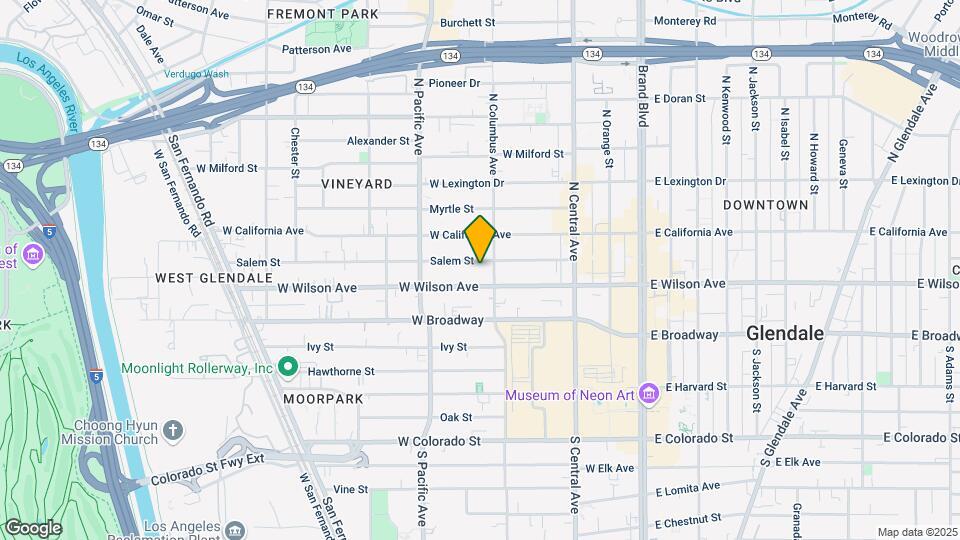 410 W Salem St Map and Location Details