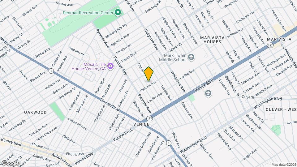 2137 Glyndon Ave Map and Location Details