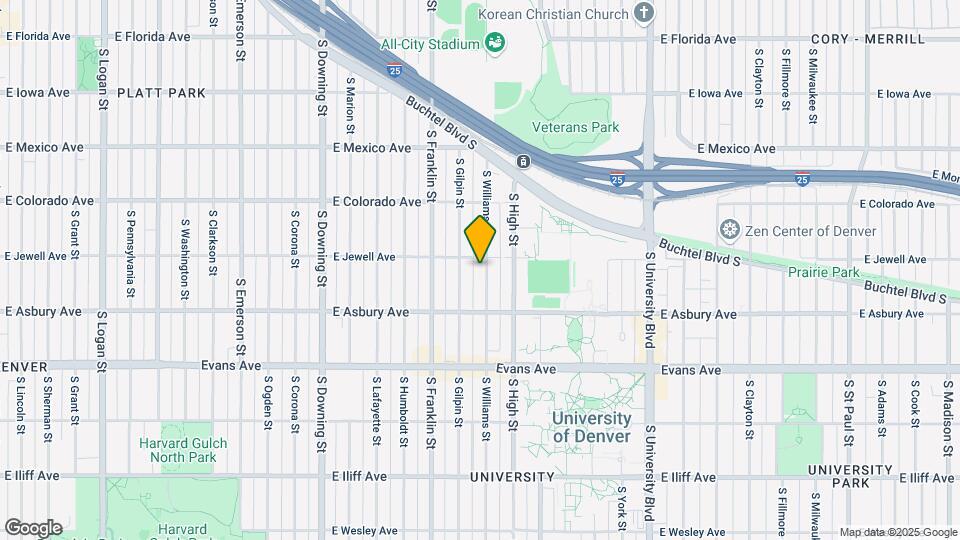 1911 S Williams St Map and Location Details