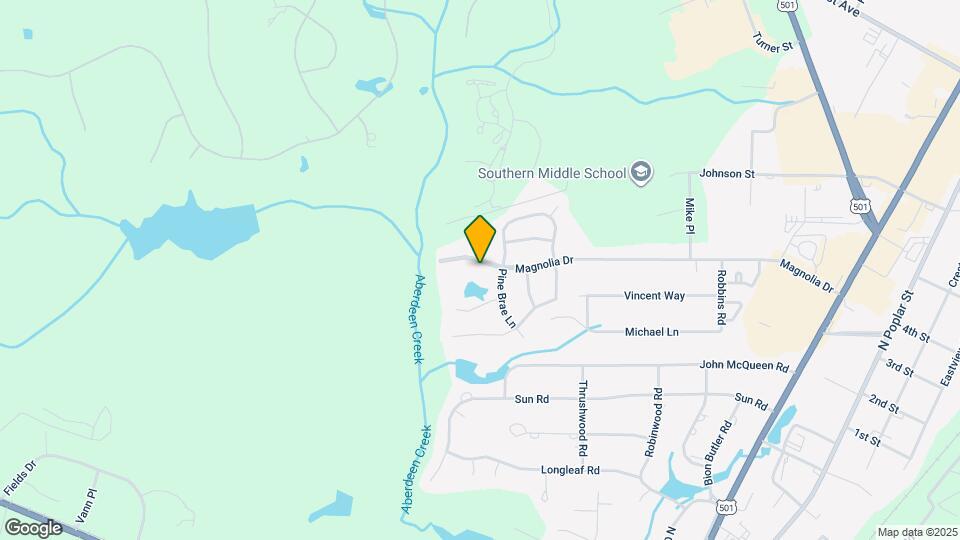 1095 Magnolia Dr Map and Location Details