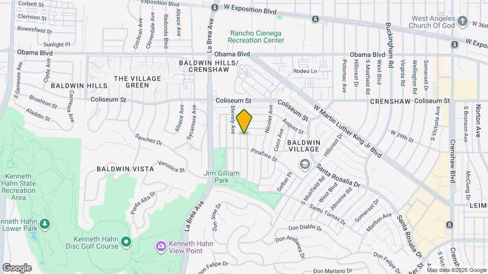 3931 Ursula Ave Mapa y Detalles de la Ubicación