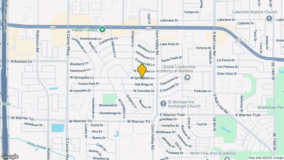 409 W Springdale Ln Map and Location Details