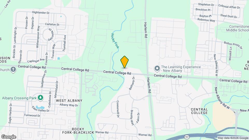 5536 Central College Rd Mapa y Detalles de la Ubicación