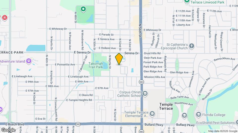 10048 N 52nd St Map and Location Details