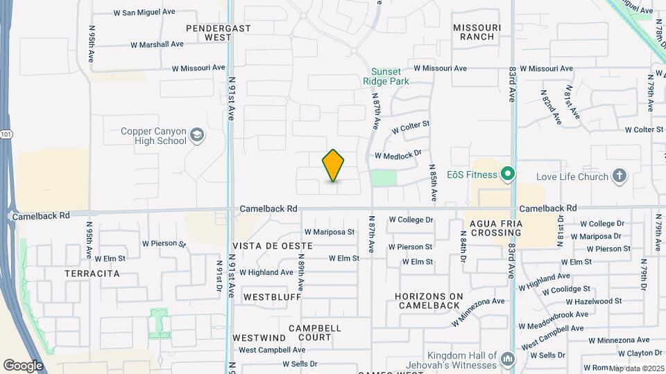 5032 N 87th Ln Map and Location Details