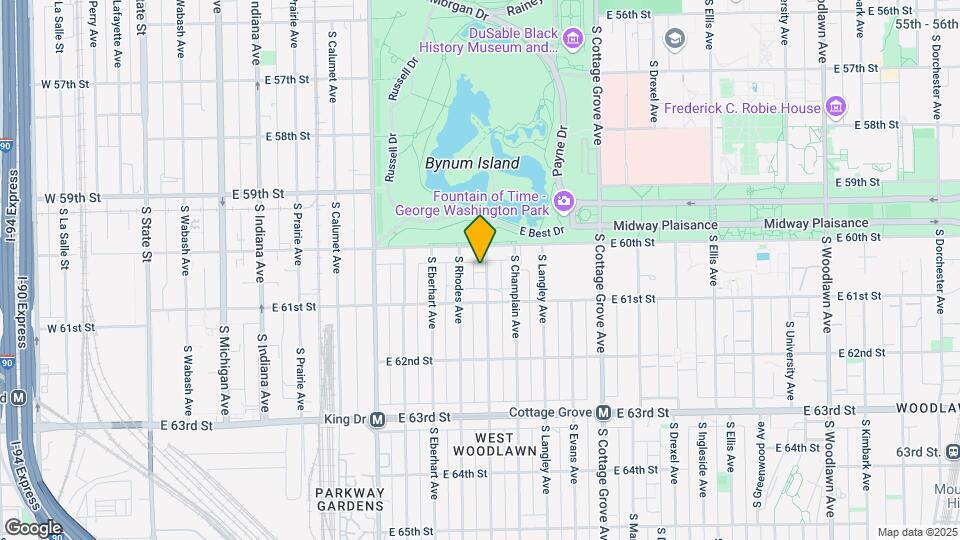 6024 S Saint Lawrence Map and Location Details