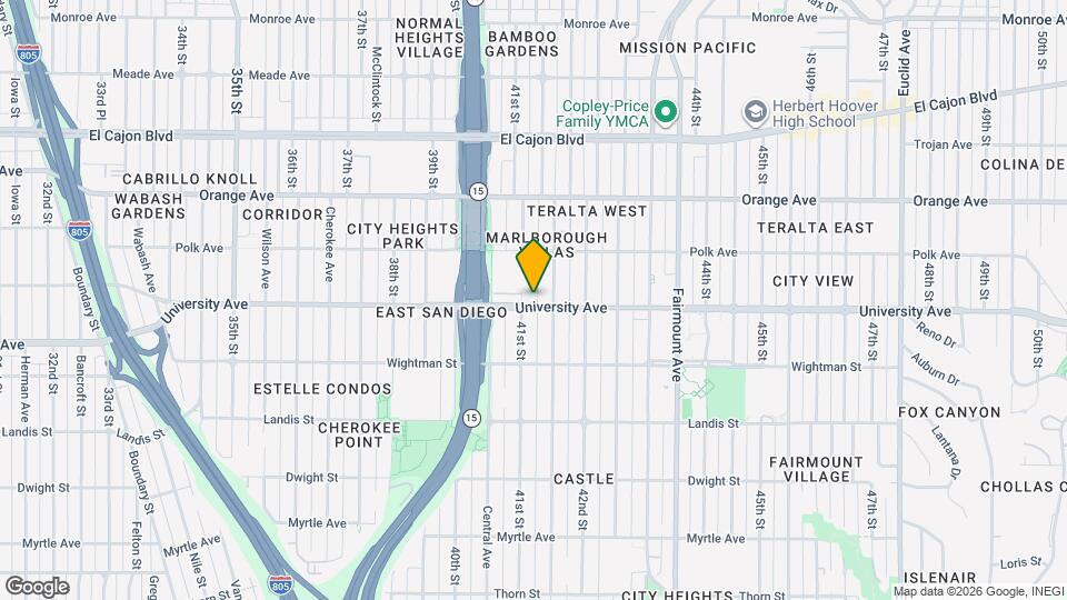 Cuatro at City Heights Map and Location Details