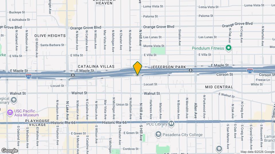 333 N Hill Ave Mapa y Detalles de la Ubicación